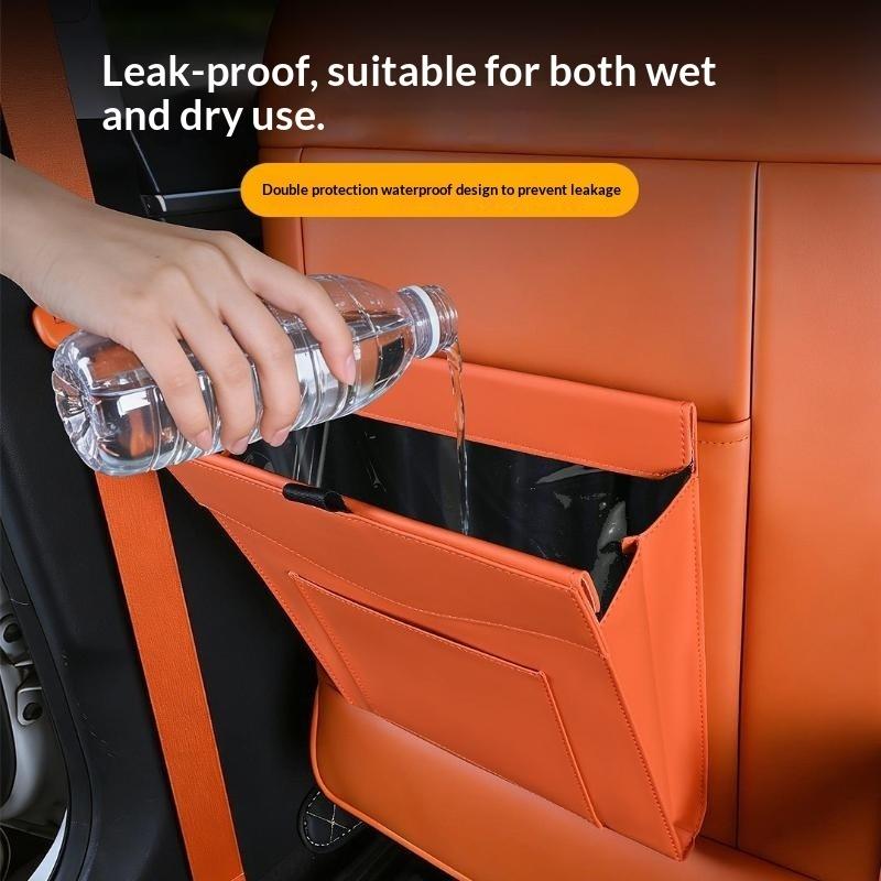 Waterproof Car Trash Can With Lid - سلة قمامة للسيارة مقاومة للماء مع