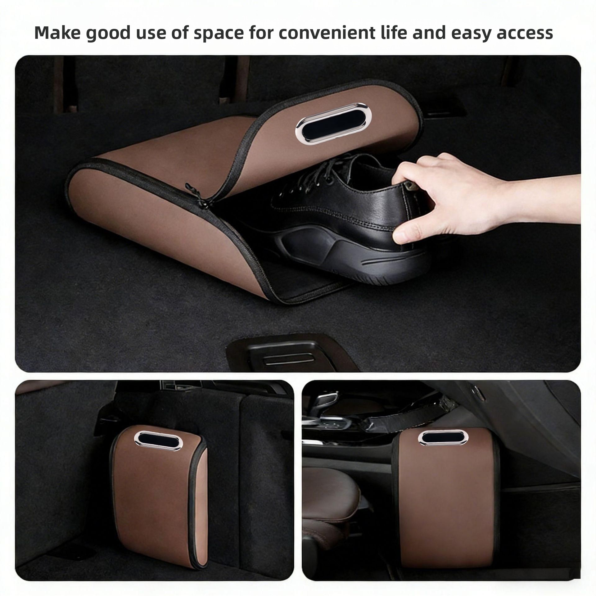 حقيبة تخزين لصندوق السيارة، مص - مراجعة Car Trunk Organizer Foldable Storage Box وسعره
