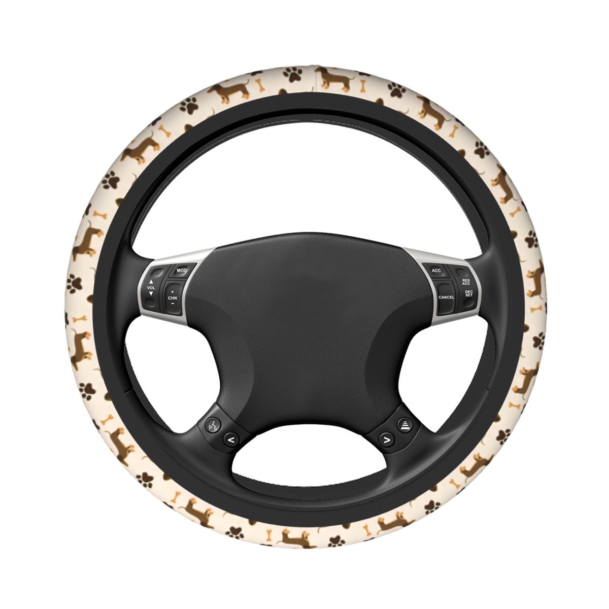 لطيف الألماني عجلة توجيه سيارة - مراجعة Car Steering Wheel Cover Anti Slip Breathable وسعره
