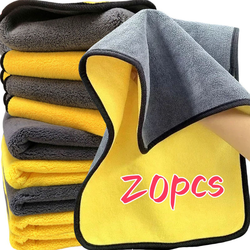 مناشف سميكة من المايكروفايبر ب - مراجعة Microfiber Car Drying Towel Super Absorbent وسعره
