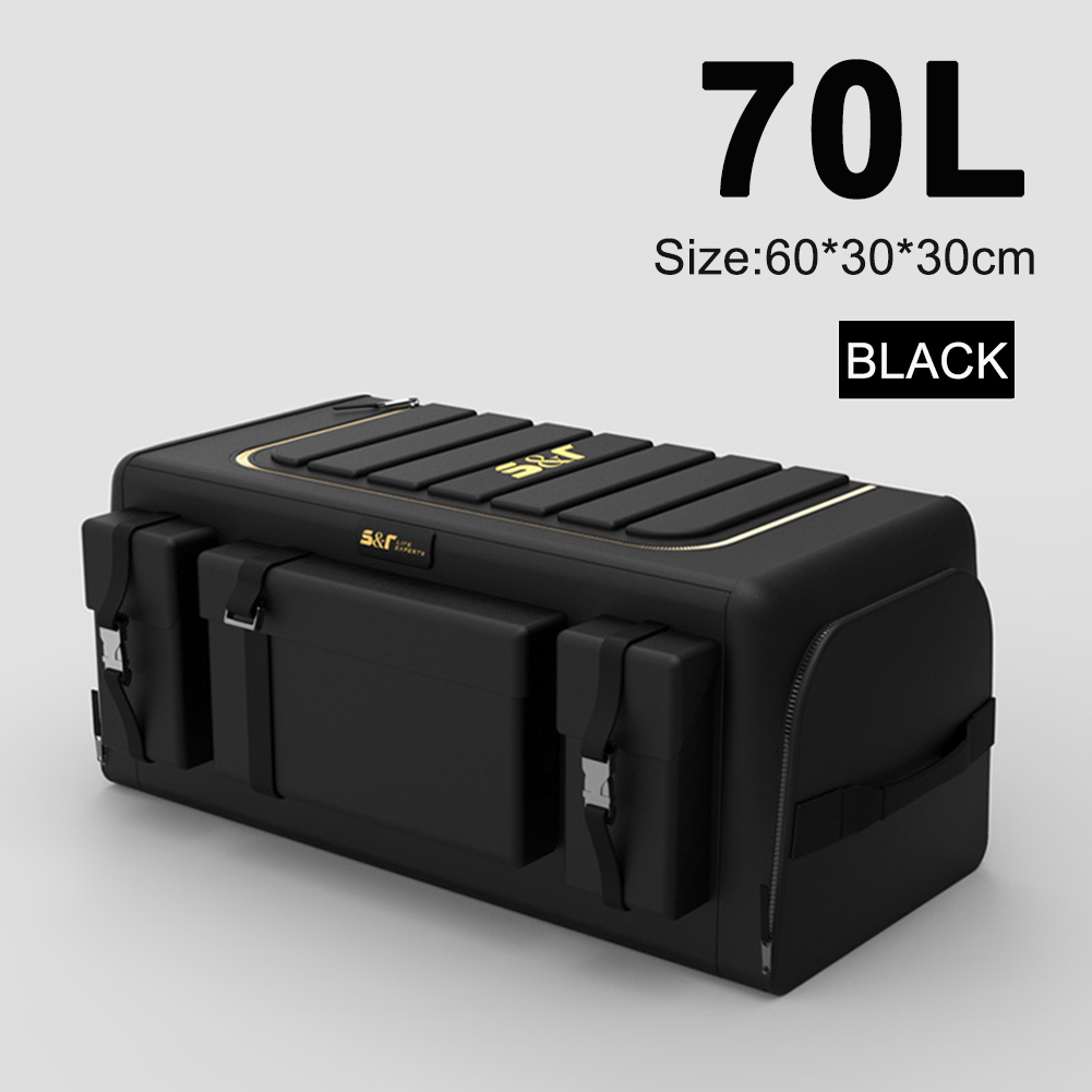 العالمي سيارة جذع المنظم 70L ص - مراجعة Car Trunk Organizer Foldable Storage Box وسعره